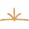 Ekena Millwork Davenport Rough Sawn Timber Gable Bracket, Western Red Cedar, 84"W x 56"H x 2"D x 4"F, 16/12 Pitch GBW084X56X0204DAV00RWR - alternate 4